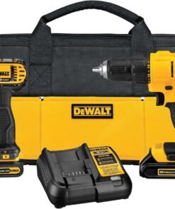20V MAX Cordless Drill and Impact Driver, Power Tool Combo Kit with 2 Batteries and Charger (DCK240C2)